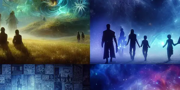 A dynamic collage featuring iconic scenes from "Avatar," "Avengers: Endgame," and "Titanic" against a vibrant backdrop.